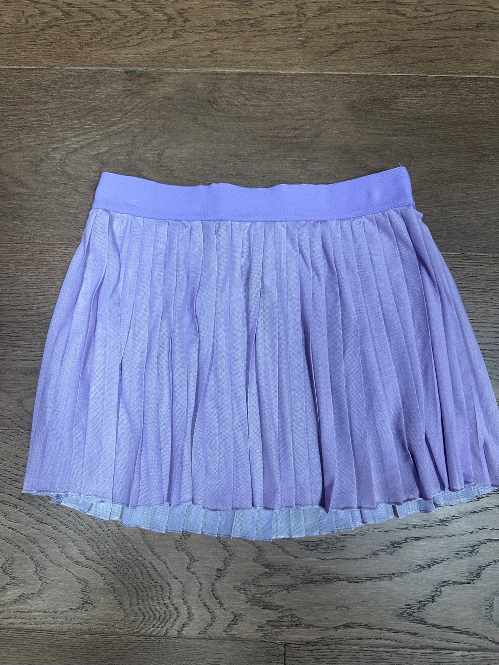 Beach Riot Lavender Mesh Pleated tennis pickleball Skirt